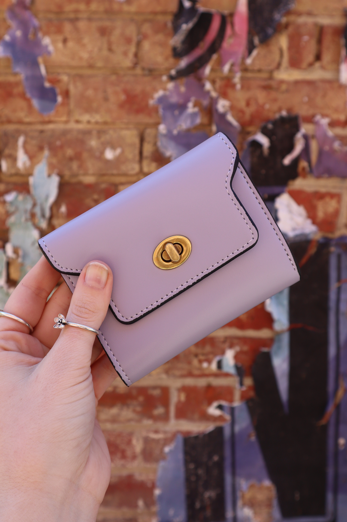 Agnes Small Wallet (Lavendar)