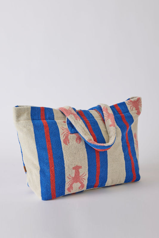 Oversized Beach Bag (Lobster Fan Club)