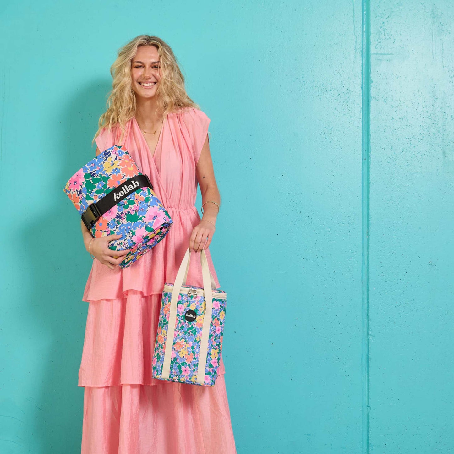 Wine Cooler Bag (Rainbow Garden)