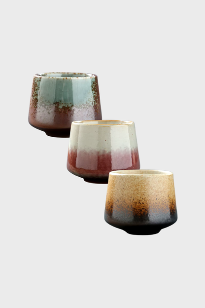 200ml Porcelain Cup (Aqua Brn)