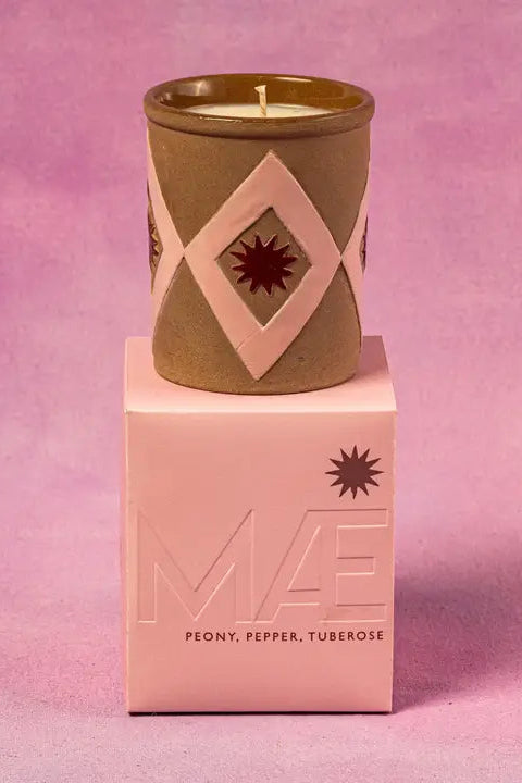 Star Vessel Candle (Peony Tuberose)