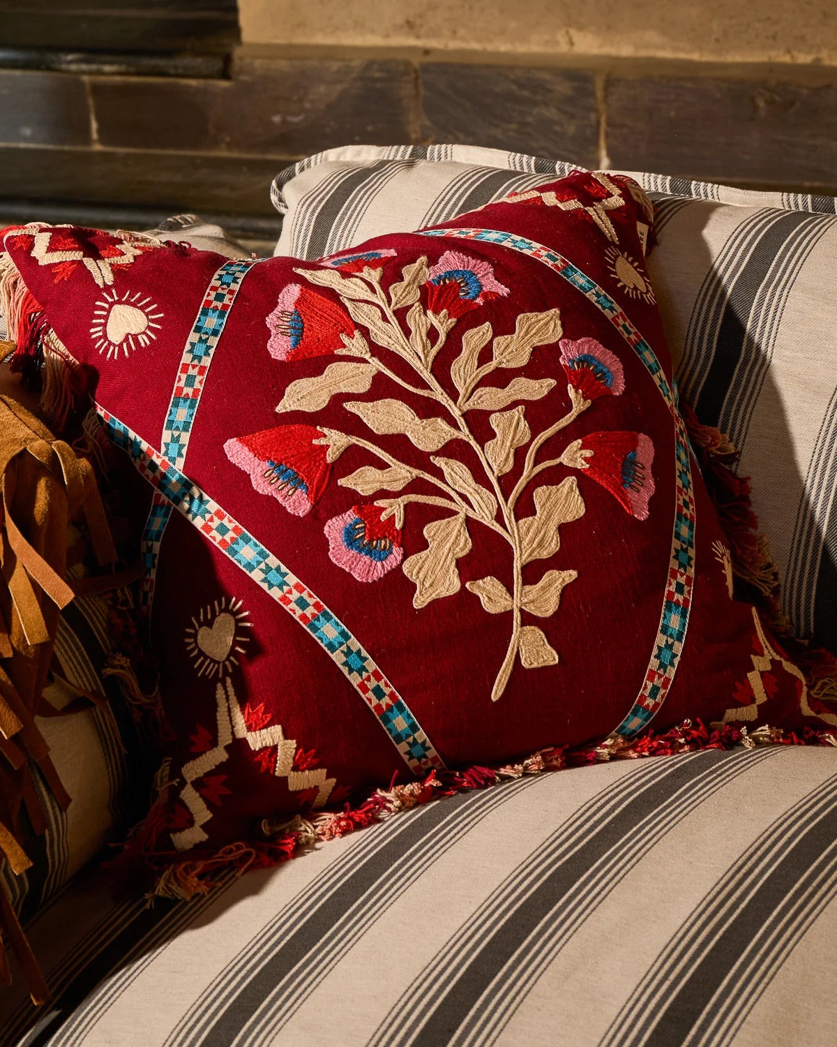 Quinn Embroidered Cushion