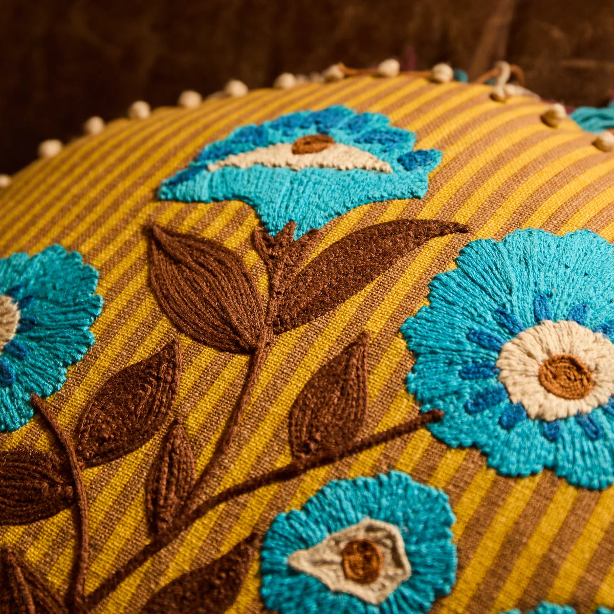 Layla Embroidered Cushion
