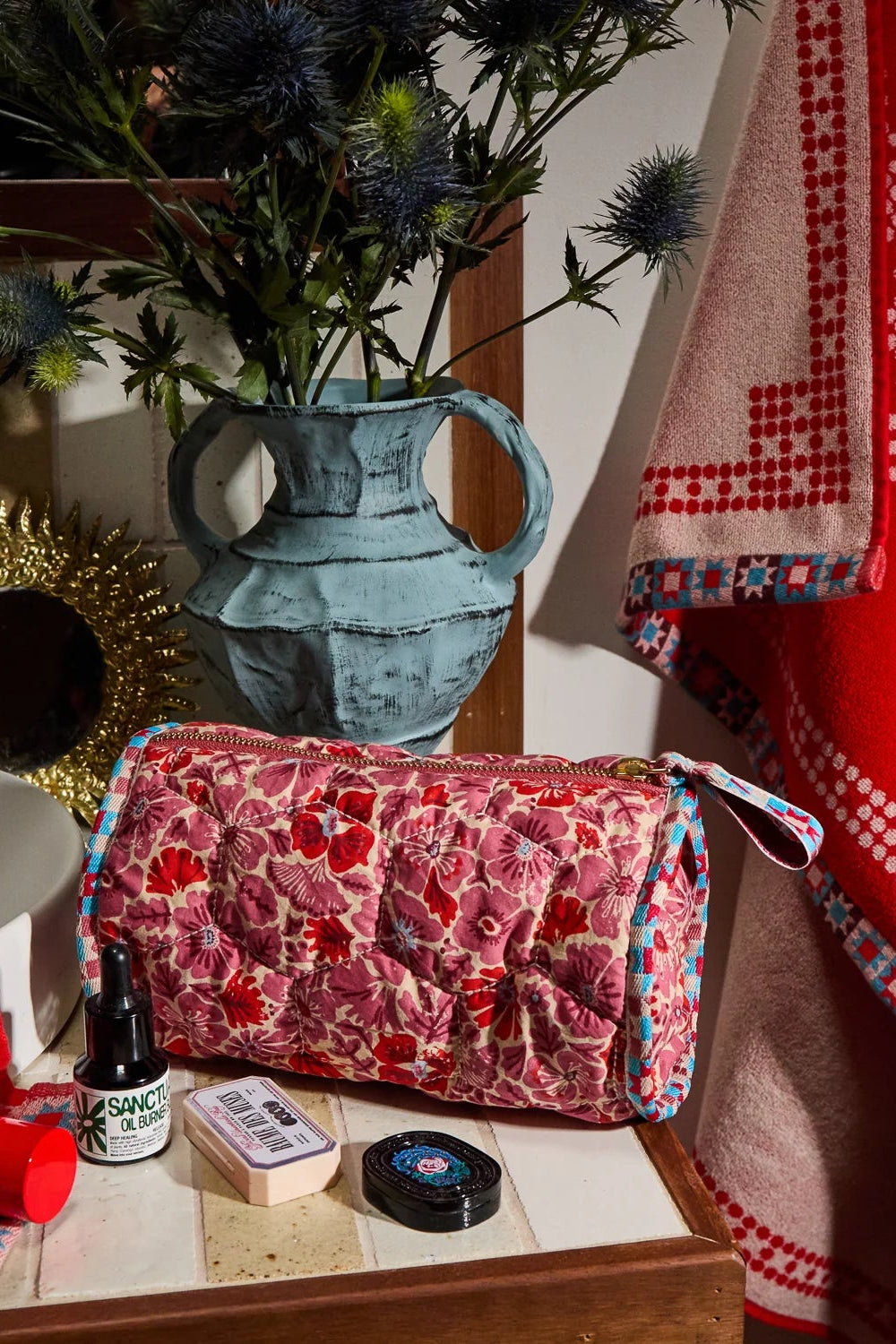 Magnolia Makeup Bag (Poppy)