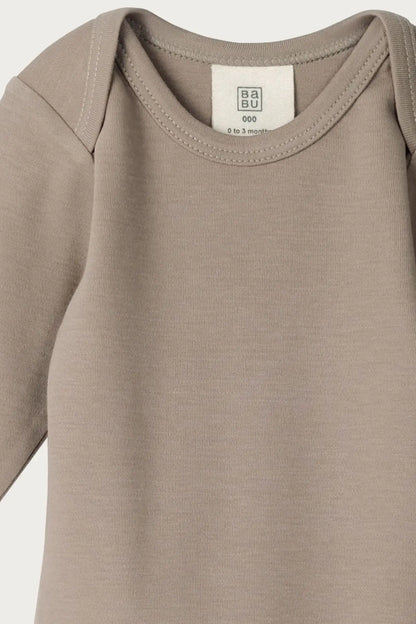 Long Sleeve Bodysuit (Walnut)