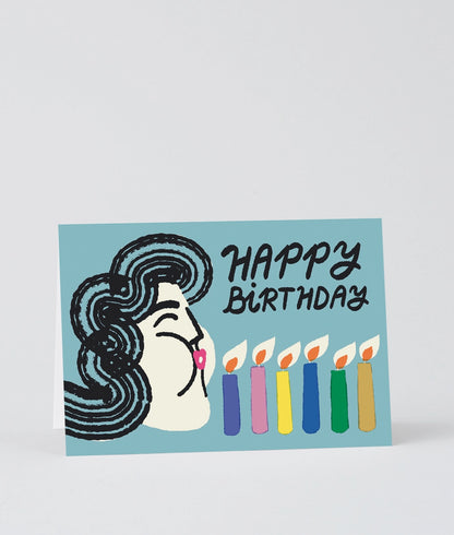 Happy Birthday Candles Card