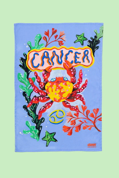 Zodiac Tea Towel (Cancer)