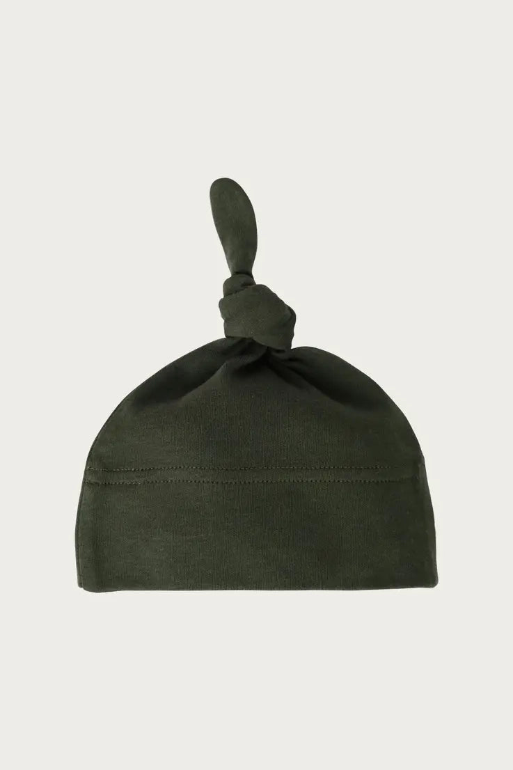 Knotted Beanie (Moss)