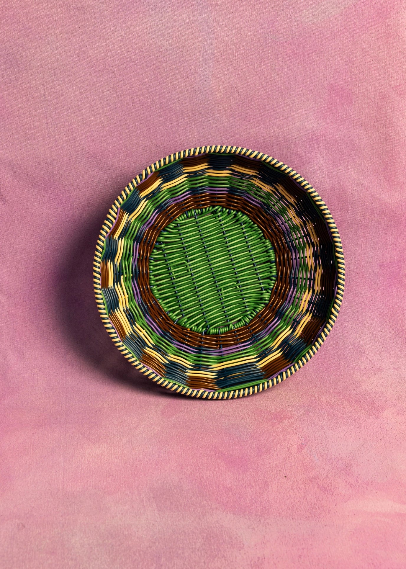 Woven Bowl (Brn/Grn)