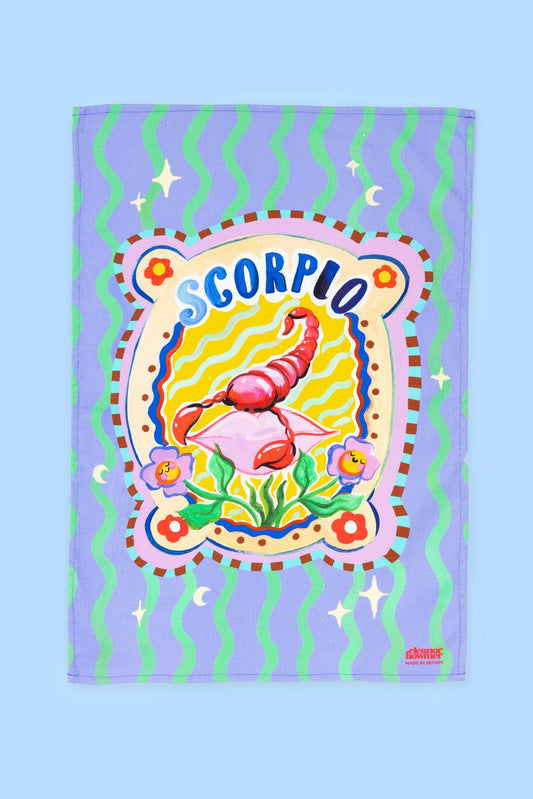 Zodiac Tea Towel (Scorpio)