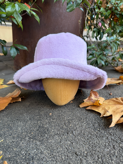 Furry Bucket Hat (Lavendar)