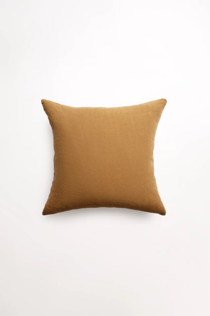 Essential Linen Cushion (Ochre)