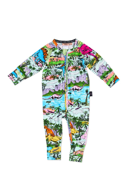 Jurassic LS Zip Romper