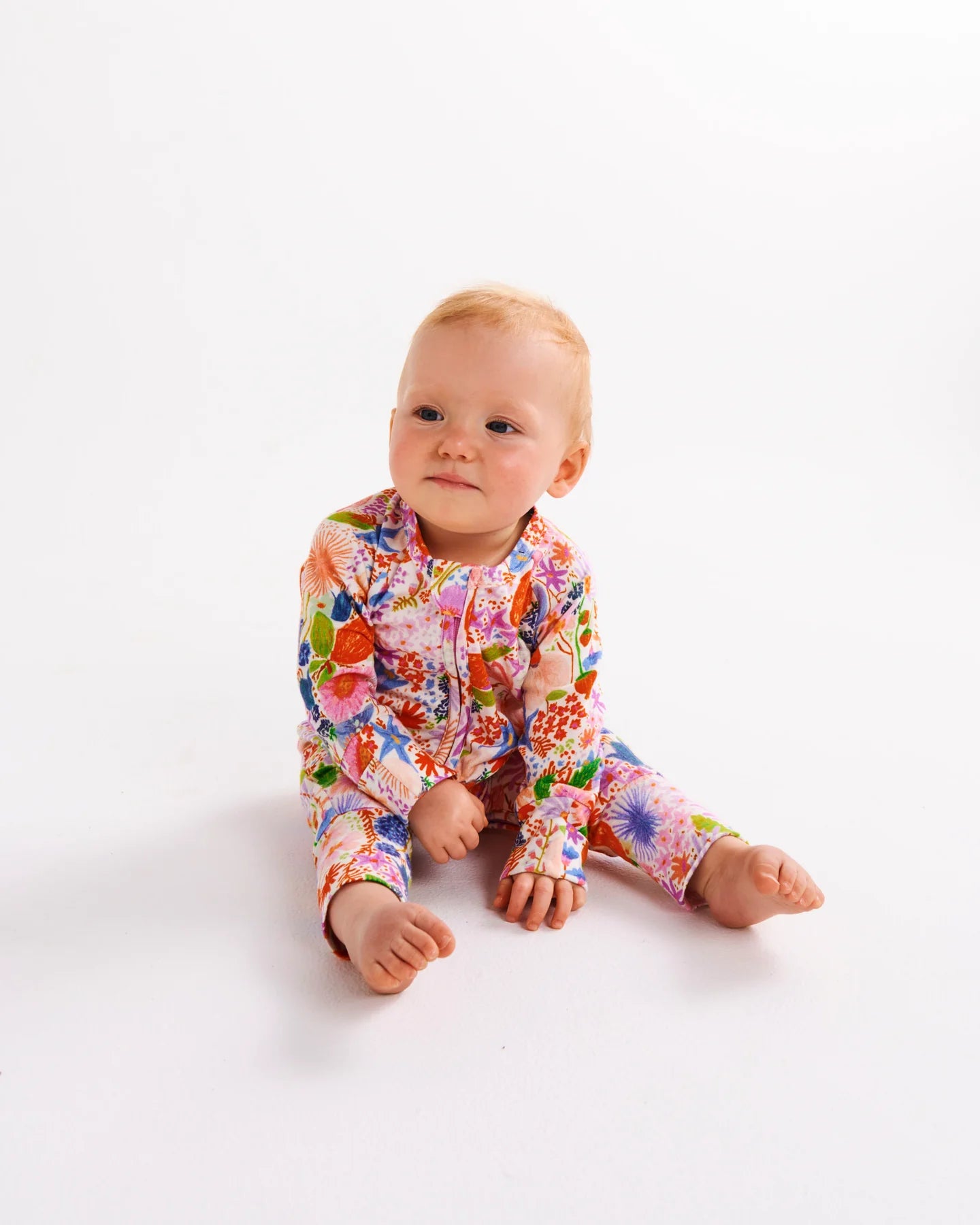 Meandering Meadow Zip Romper