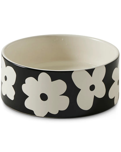 Flower Face Dog Bowl