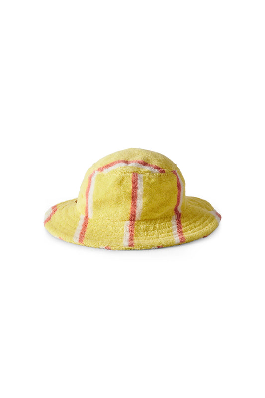 Pina Colada Stripe Terry Beach Hat