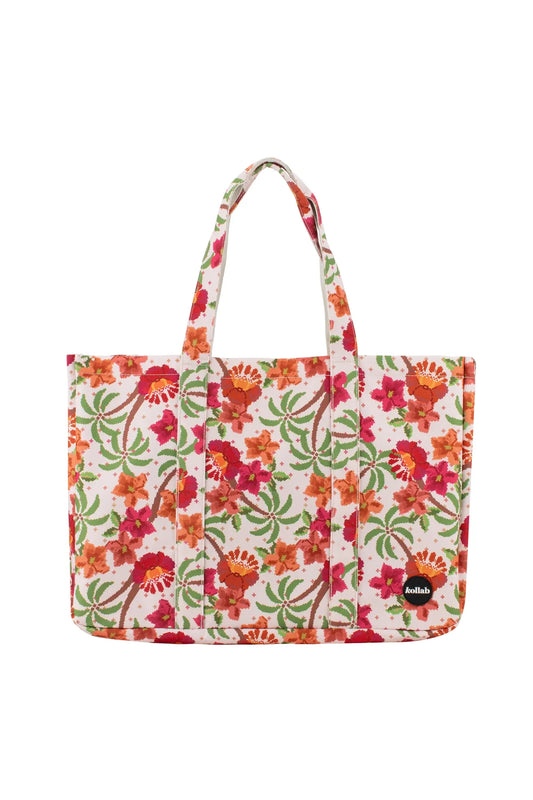Carryall Cargo Bag (Hibiscus Retreat)