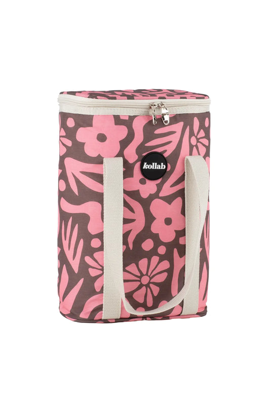 Wine Cooler Bag (Peach Bloom)