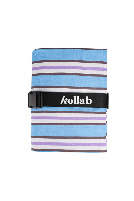 Picnic Mat (Choc Blue Stripe)