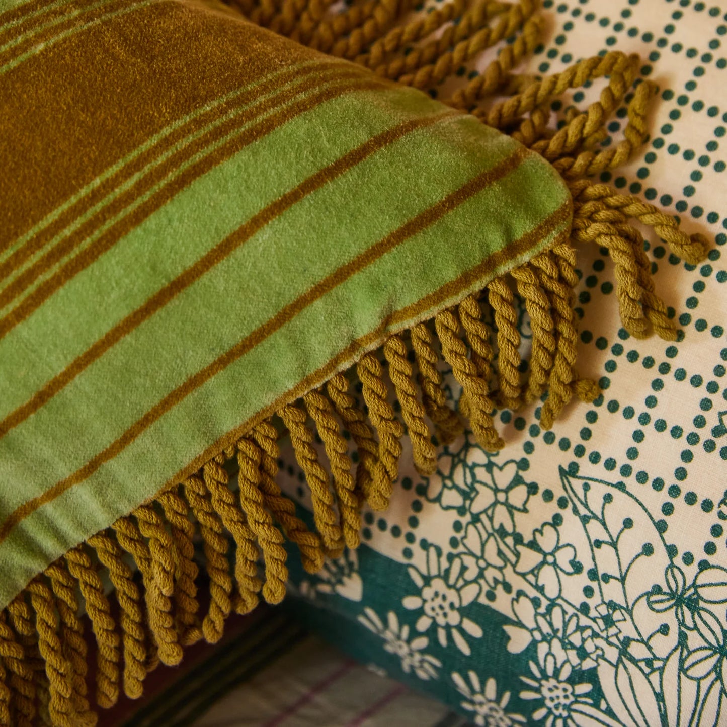Brigitte Velvet Cushion (Kent)