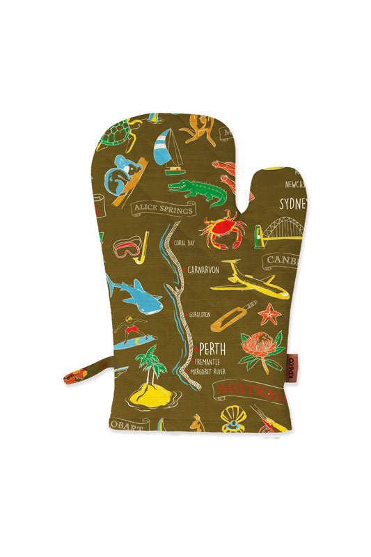 Aussie Road Trip Oven Mitt