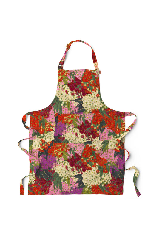 Bush Christmas Linen Apron