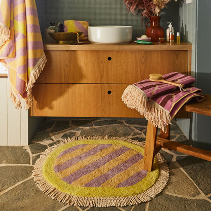 Jarita Bath Mat (Mauve)