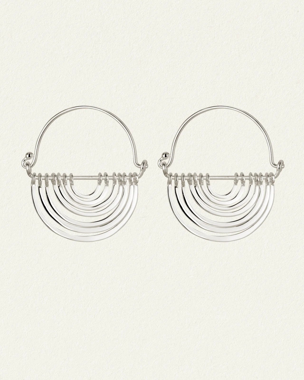 Baye Earrings (Silver)