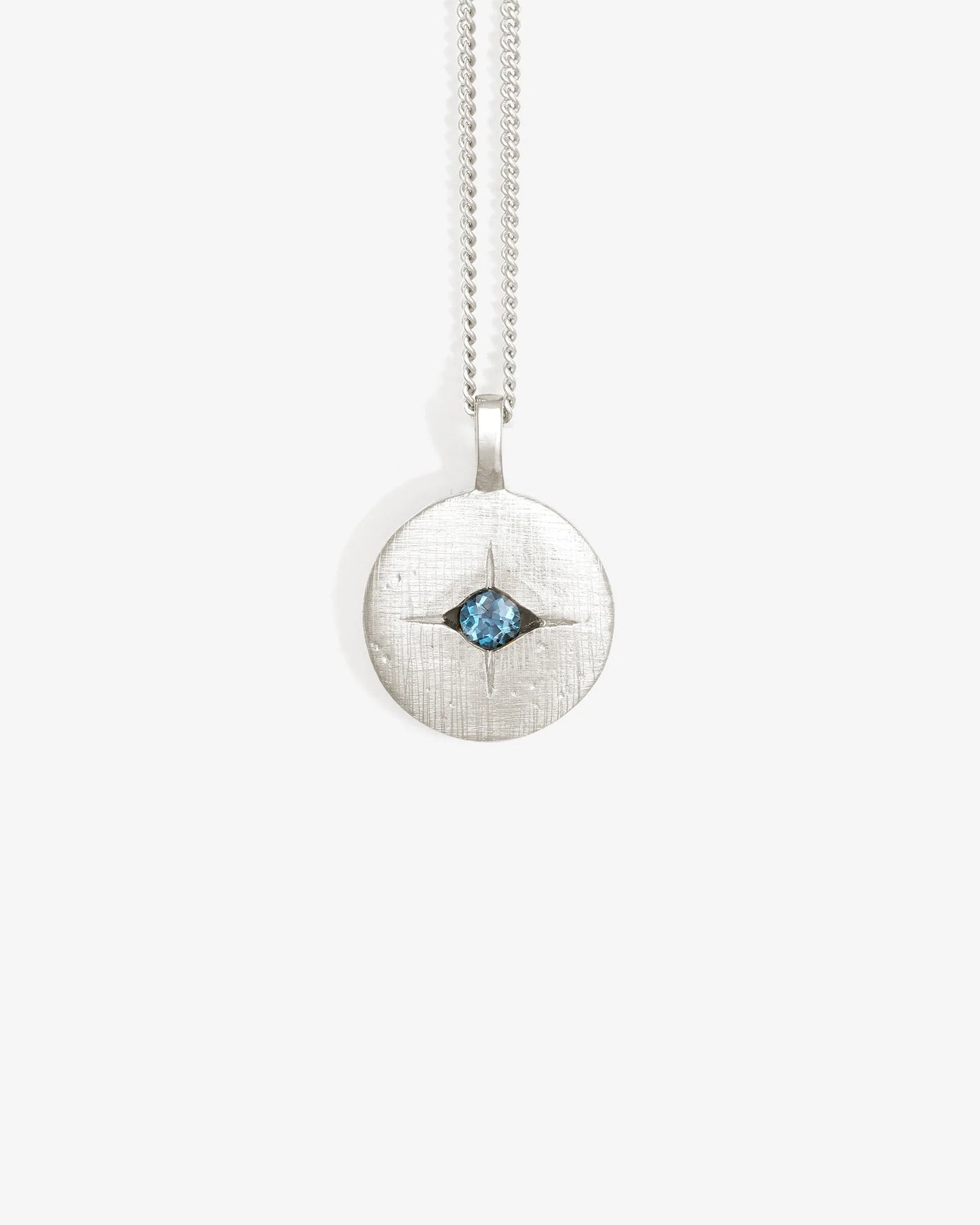 Mavi Eye Necklace (Silver)