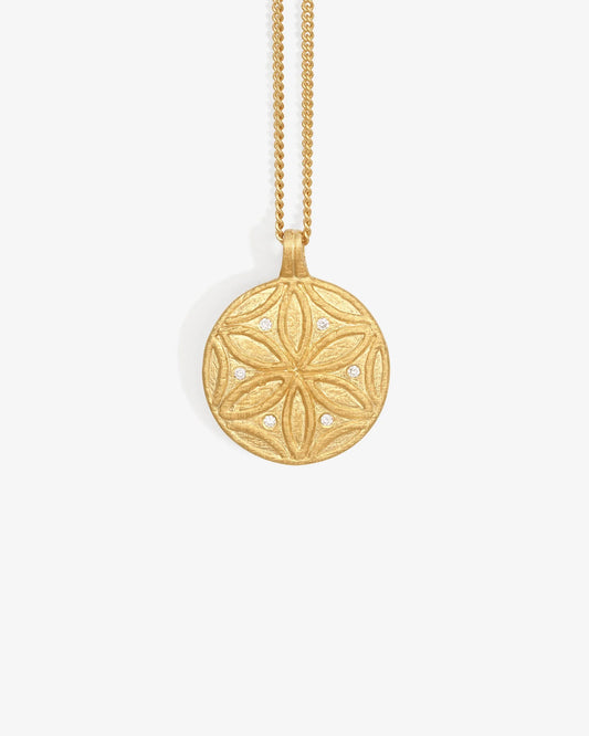 Seed of Life Necklace (Gold)