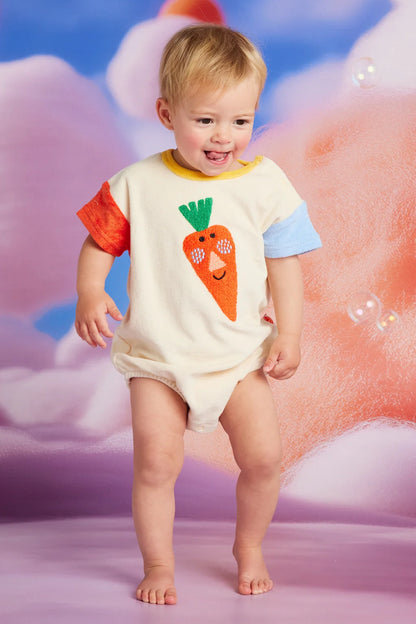 Pocket Patch Terry SS Bodysuit