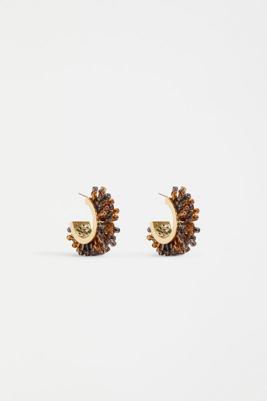 Karan Small Hoop Earrings (Tort)