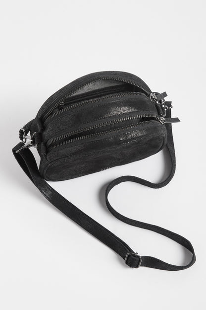 Kjeld Crossbody Bag (Black Shimmer)