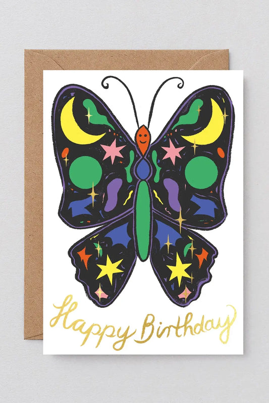 Happy Birthday Butterfly Card