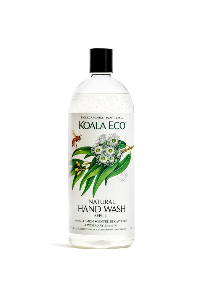 Natural Hand Wash REFILL (Lemon Scented Eucalyptus & Rosemary) 1 ltr