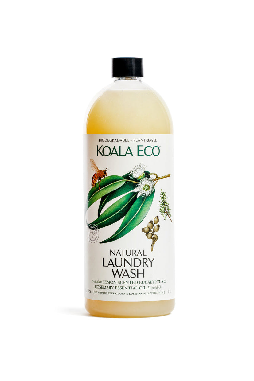 Natural Laundry Wash REFILL Lemon & Eucalyptus & Rosemary (1 ltr)