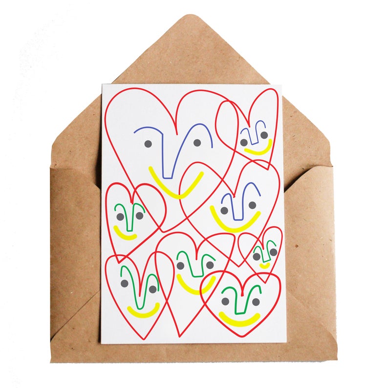 Happy Hearts Card